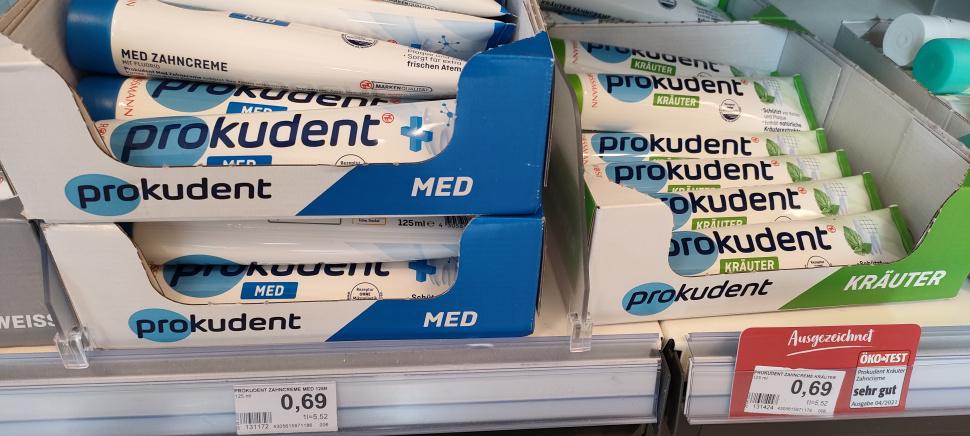 Toothpaste Discount Toothpaste Germany