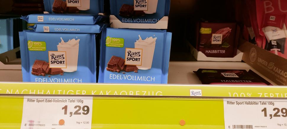 Sweets Ritter Sport Chocolate Germany